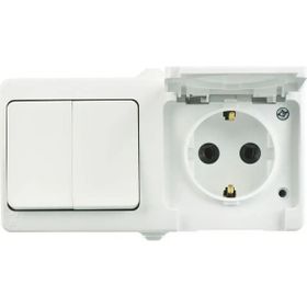 Günsan Elektrik Fantasy Nemliyer Komütatör Beyaz İkili Grup