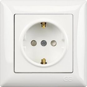 Günsan Elektrik Visage Beyaz Çocuk Korumalı Topraklı Priz