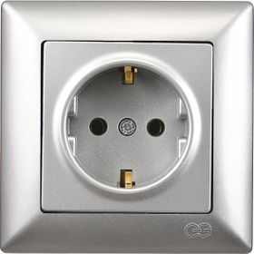 Günsan Elektrik Visage Gümüş Topraklı Priz