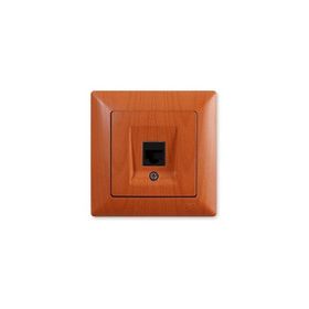 Günsan Elektrik Visage Meşe Nümeris Telefon Prizi