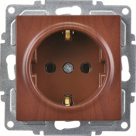 Günsan Elektrik Visage Topraklı Ceviz Priz Mekanizma