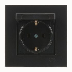 Günsan EQONA 2 X RJ45 CAT5E Mat Siyah İkili Data Prizi