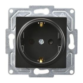 Günsan EQONA 2 X RJ45 CAT5E Mat Siyah İkili Data Prizi