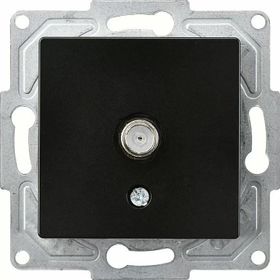 Günsan EQONA 2 X RJ45 CAT6 Mat Siyah İkili Data Prizi