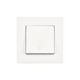 Günsan Eqona Beyaz Tek Düğmeli Jaluzi Kumanda Anahtarı