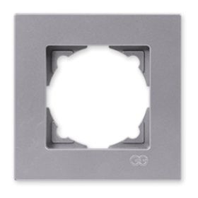 Günsan Eqona Metallic Gümüş Tekli Çerçeve