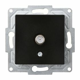 Günsan EQONA RJ45 CAT6 + CAT3 Mat Siyah Data Nümeris Telefon Prizi
