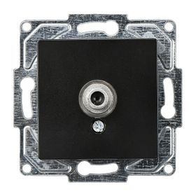 Günsan EQONA RJ45 CAT6 + CAT3 Mat Siyah Data Nümeris Telefon Prizi