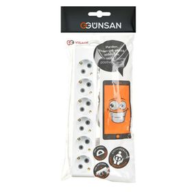 Günsan Visage 3 m Topraklı Çocuk Korumalı Altılı Priz