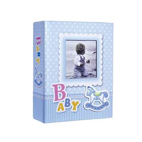 GünTech 10x15 cm 200 lük Mavi Bebek Fotoğraf Albümü