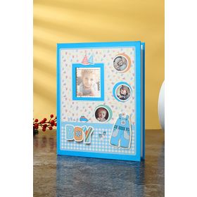 GünTech 10x15 cm 200 lük Mavi Bebek Fotoğraf Albümü