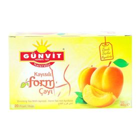 Günvit 20'li Kayısılı Form Çayı
