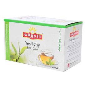 Günvit Naturalist Yeşil Çay Bitki 20 Süzen Poşet Çay