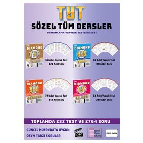Gür Yayınları - Diamond TYT Sözel Tüm Dersler Tamamlama Yaprak Testleri Seti