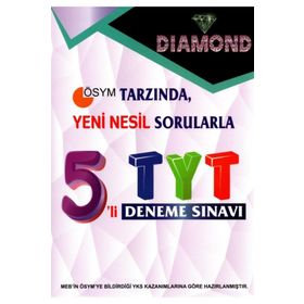 Gür Yayınları Diamond TYT Yeni Nesil 5'li Deneme Sınavı