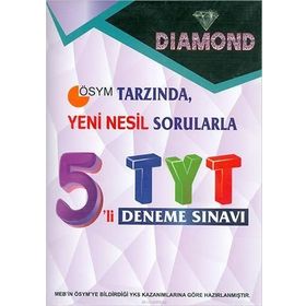Gür Yayınları Diamond TYT Yeni Nesil 5'li Deneme Sınavı