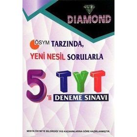 Gür Yayınları Diamond TYT Yeni Nesil 5'li Deneme Sınavı