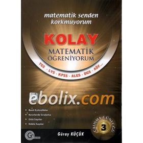 Gür Yayınları Kolay Matematik Öğreniyorum Çalışma Günlüğü 3