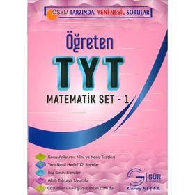 Gür Yayınları TYT Matematik Öğreten Set 1