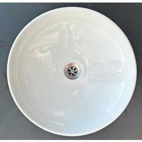 Güral Nova Deliksiz Tezgah Üstü 45 cm Çanak Lavabo