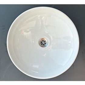 Güral Nova Deliksiz Tezgah Üstü 45 cm Çanak Lavabo