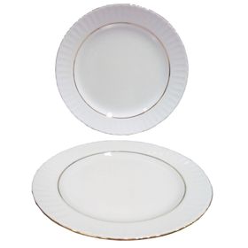 Güral Porselen 12 Adet 20 Cm Düz Tabak