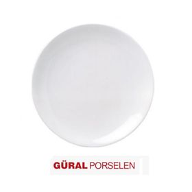 Güral Porselen 12 Adet 23 Cm Düz Tabak
