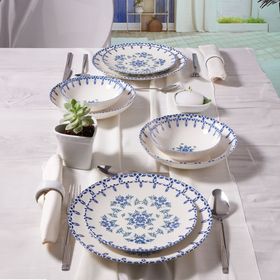 Güral Porselen 1654 Camelia 24 Parça 6 Kişilik Yemek Takımı
