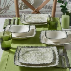 Güral Porselen 2421 Caroline 24 Parça 6 Kişilik Yemek Takımı