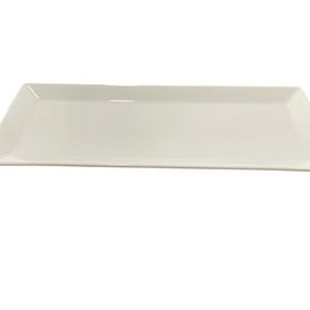Güral Porselen 34 cm Krem Düz Tabak
