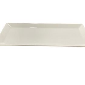 Güral Porselen 34 cm Krem Düz Tabak