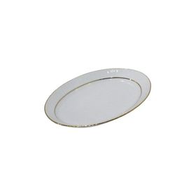 Güral Porselen 35 Cm 3'Lü Yaldızlı Büyük Salata Tabağı