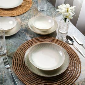 Güral Porselen 39632 Camelia 24 Parça 6 Kişilik Yemek Takımı