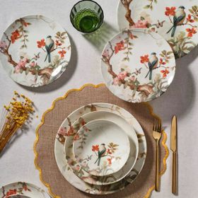 Güral Porselen 41902 Camelia 24 Parça 6 Kişilik Yemek Takımı