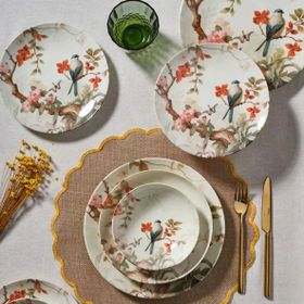 Güral Porselen 41902 Camelia 24 Parça 6 Kişilik Yemek Takımı