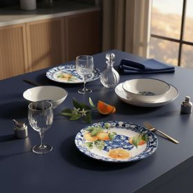 Güral Porselen 5535 Camelia 8 Parça 2 Kişilik Yemek Takımı