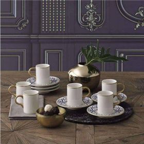 Güral Porselen 5552 Atina 12 Parça Kahve Fincan Set