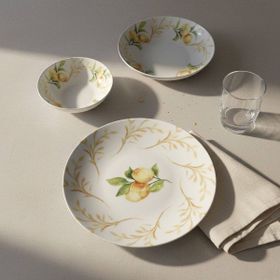 Güral Porselen 5692 Lemon Touch 12 Parça 4 Kişilik Yemek Takımı