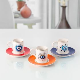Güral Porselen 6705 Atina 12 Parça Kahve Fincan Takımı