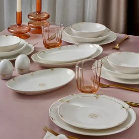 Güral Porselen 6710 Camelia 54 Parça 12 Kişilik Yemek Takımı