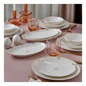 Güral Porselen 6710 Camelia 54 Parça 12 Kişilik Yemek Takımı