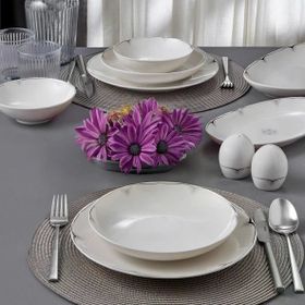 Güral Porselen 67101 Camelia 54 Parça 12 Kişilik Yemek Takımı