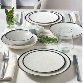 Güral Porselen Atina Elegant Copper Bakır 6 Kişilik 24 Parça Bone Porselen Yemek Takımı