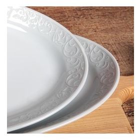 Güral Porselen Bahar Dalı 2 Adet 30 cm Kayık Tabak