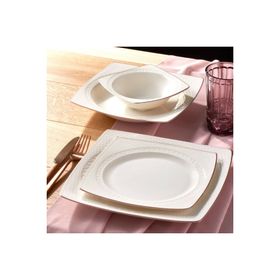 Güral Porselen Bonenjoy Copper Bakır 8 Parça 2 Kişilik Bone Yemek Takımı