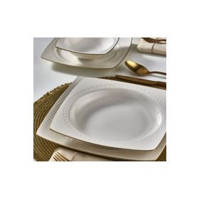 Güral Porselen Bonenjoy Gold 24 Parça 6 Kişilik Bone Yemek Takımı
