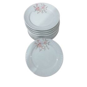 Güral Porselen Çiçekli 12x25 cm Servis Tabağı