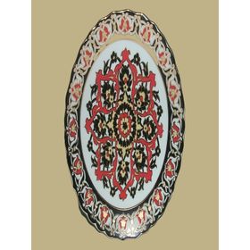 Güral Porselen Desenli 20 cm Duvar Tabağı