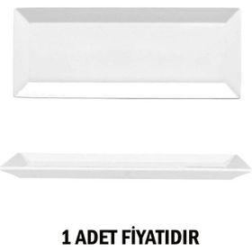 Güral Porselen Dikdörtgen 34x14 cm Kayık Tabak