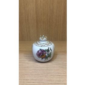 Güral Porselen El Dekoru Kadife Kutulu 8 cm Nar Obje